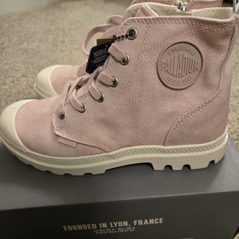 Palladium Pink High-Top Sneakers